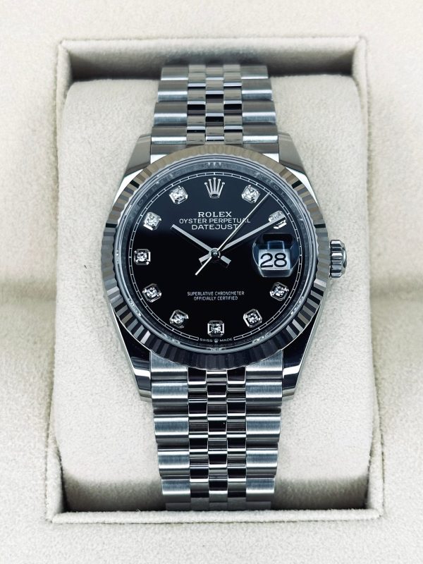 2024 Rolex Datejust 36mm 126234 Jubilee Black Diamond Dial (Unworn) for sale