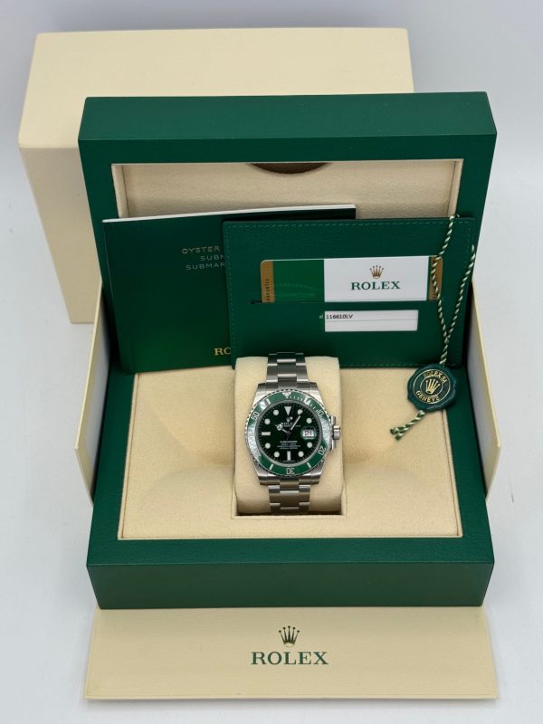 2019 Rolex Submariner “Hulk” 40mm 116610LV Green Dial (No. 6 of 6) for sale