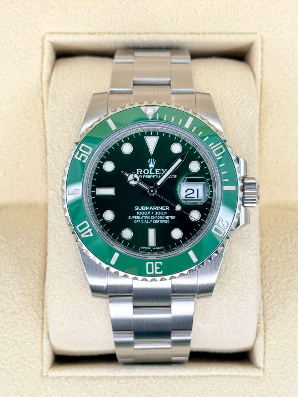 2019 Rolex Submariner “Hulk” 40mm 116610LV Green Dial (No. 6 of 6) for sale