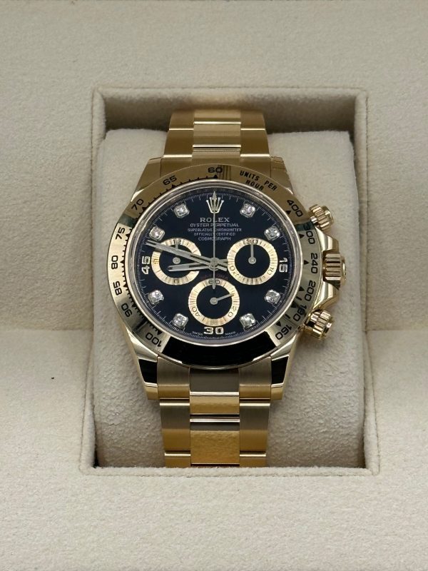 2023 Rolex Daytona 40mm 116508 Black Diamond Dial for sale