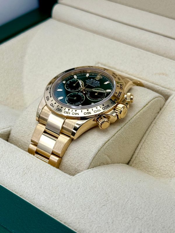 2022 Rolex Daytona “John Mayer” 40mm 116508 Yellow Gold Green Dial for sale