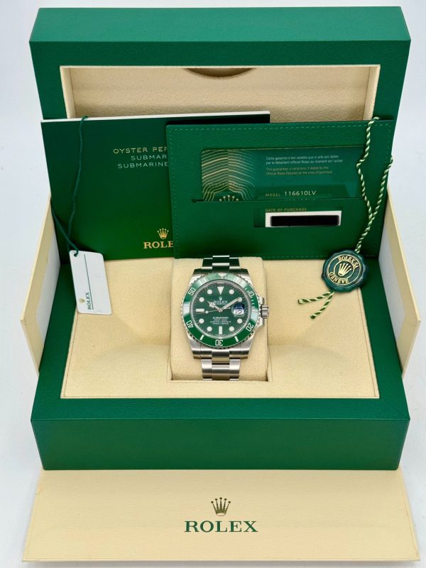 2020 Rolex Submariner “Hulk” 40mm 116610LV Green Dial (Unworn) (No. 2 of 2) for sale