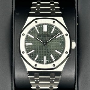 2023 Audemars Piguet Royal Oak 41mm 15510ST Green Dial for sale