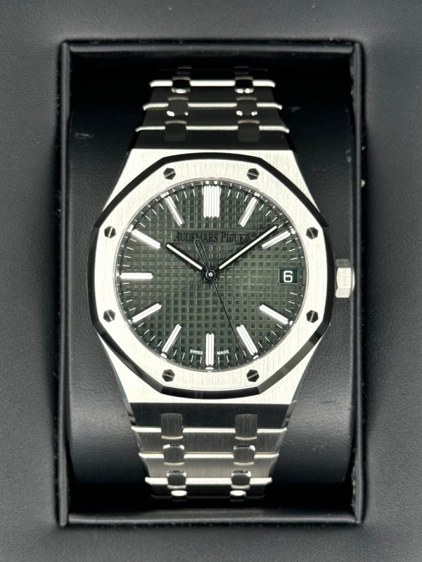2023 Audemars Piguet Royal Oak 41mm 15510ST Green Dial for sale