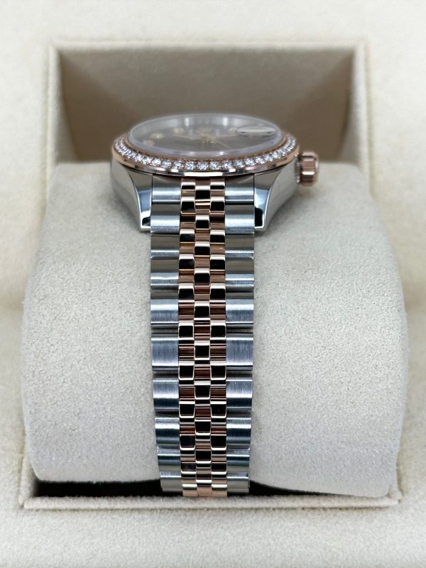 2017 Rolex Lady-Datejust 28mm 279381RBR Two-Tone Purple Diamond Dial for sale