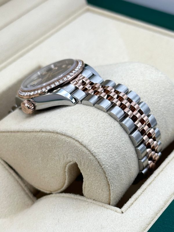 2017 Rolex Lady-Datejust 28mm 279381RBR Two-Tone Purple Diamond Dial for sale