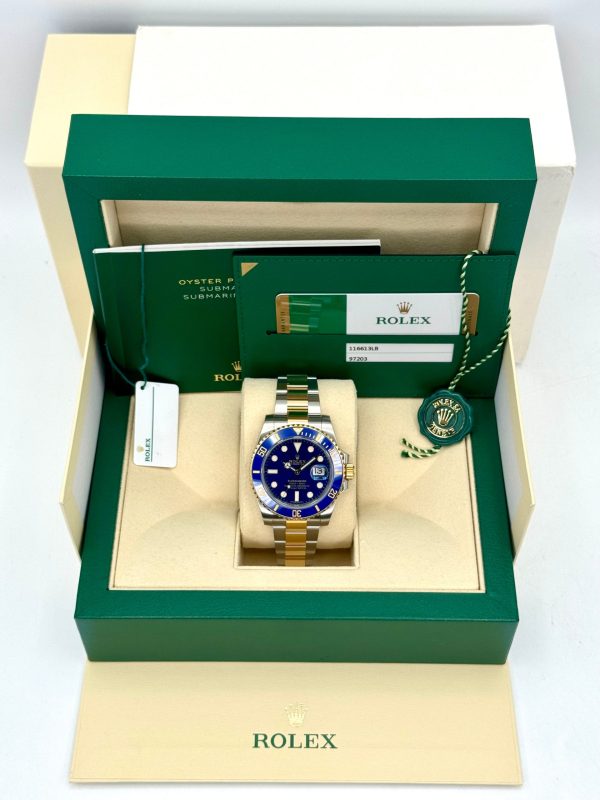 2020 Rolex Submariner “Bluesy” 40mm 116613LB Two-Tone Blue Dial for sale