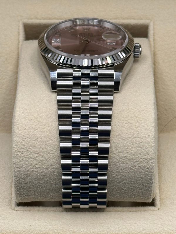 2023 Rolex Datejust 36mm 126234 Jubilee Pink Dial Diamond VI & IX for sale