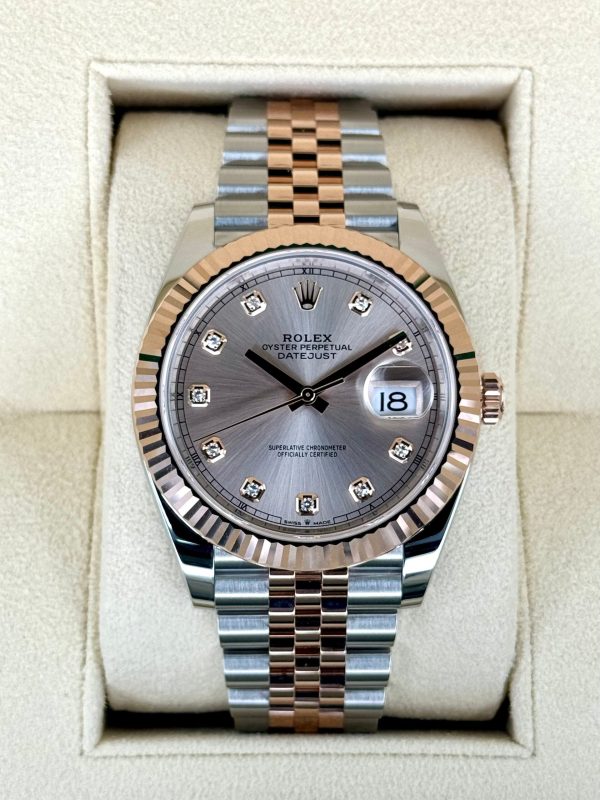 2024 Rolex Datejust 41mm 126331 Two-Tone Jubilee Sundust Diamond Dial (Unworn) for sale
