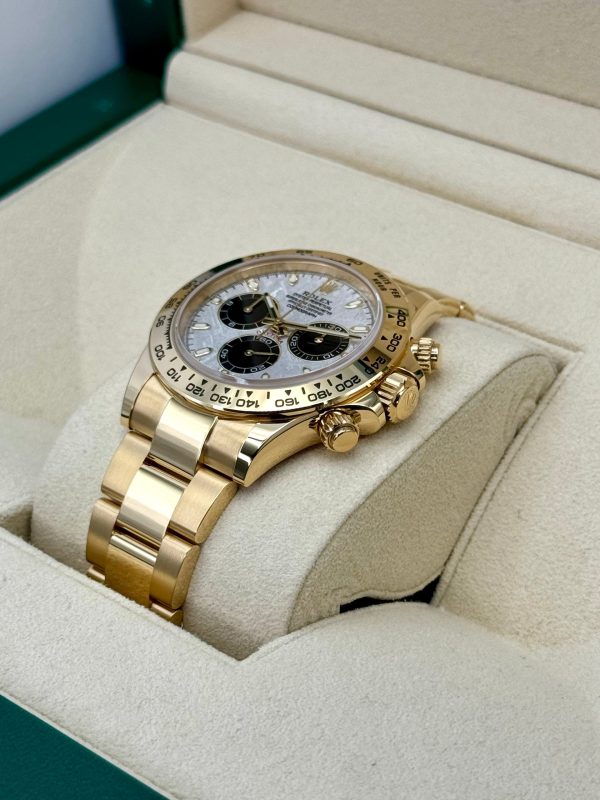 2023 Rolex Daytona 40mm 116508 Yellow Gold Meteorite Dial (Unworn) for sale