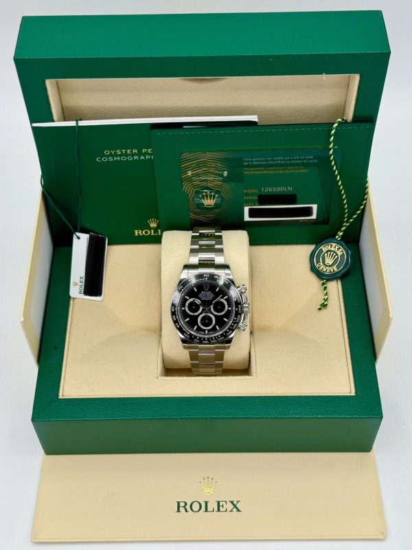 2024 Rolex Daytona 40mm 126500LN Stainless Steel Black Dial (No. 1 of 3) for sale
