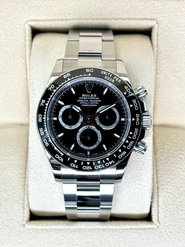 2024 Rolex Daytona 40mm 126500LN Stainless Steel Black Dial (No. 1 of 3) for sale