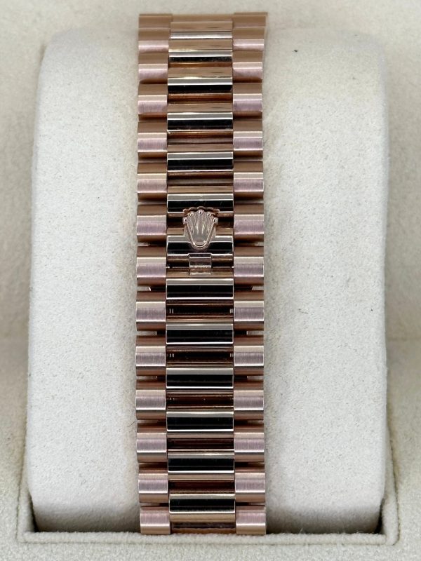 2024 Rolex Day-Date 228235 Presidential Rose Gold White Dial (Unworn) for sale