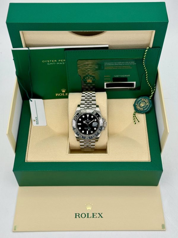 2024 Rolex GMT-Master II “Bruce Wayne” 40mm 126710GRNR Jubilee (Unworn) for sale