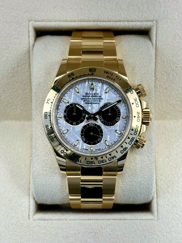 2023 Rolex Daytona 40mm 116508 Yellow Gold Meteorite Dial (Unworn) for sale