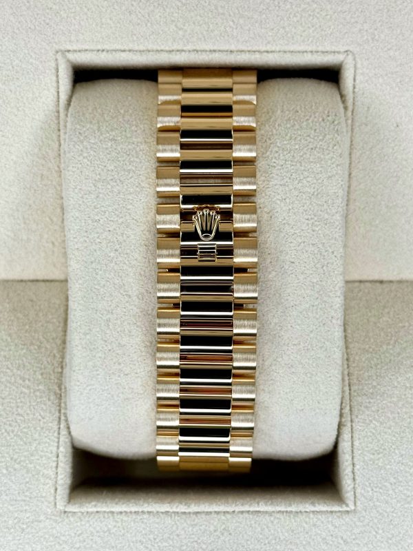 2023 Rolex Day-Date 40mm 228238 Champagne Diamond Baguette Dial for sale