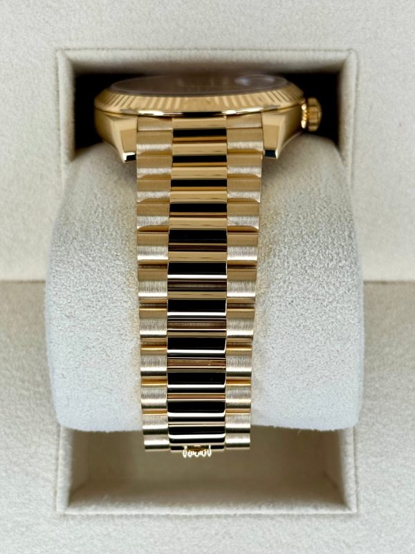 2023 Rolex Day-Date 40mm 228238 Champagne Diamond Baguette Dial for sale