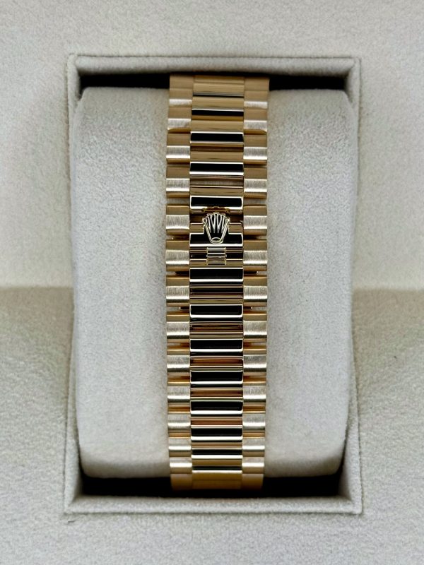 2023 Rolex Day-Date 40mm 228238 Black Diamond Baguette Dial for sale