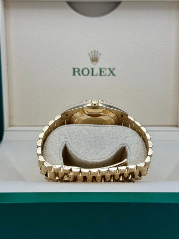 2023 Rolex Day-Date 40mm 228238 Black Diamond Baguette Dial for sale
