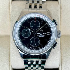 2023 Breitling Premier Chronograph 42mm A13315351B1A1 Steel Black Dial for sale