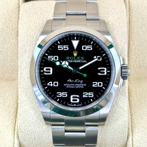 2024 Rolex Air-King 40mm 126900 Stainless Steel Black Dial (Unworn) for sale