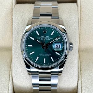 2023 Rolex Datejust 36mm 126200 Mint Green Dial (Unworn) for sale