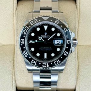 2007 Rolex GMT-Master II 40mm 116710LN Stainless Steel Black Dial (No. 2 of 2) for sale