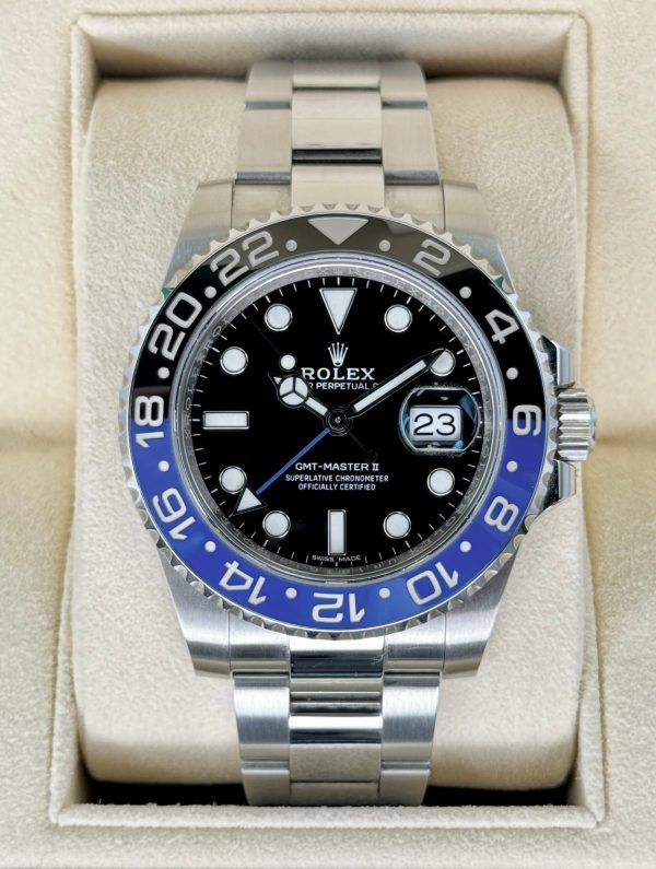 2018 Rolex GMT-Master II “Batman” 40mm 116710BLNR Oyster (No. 3 of 4) for sale