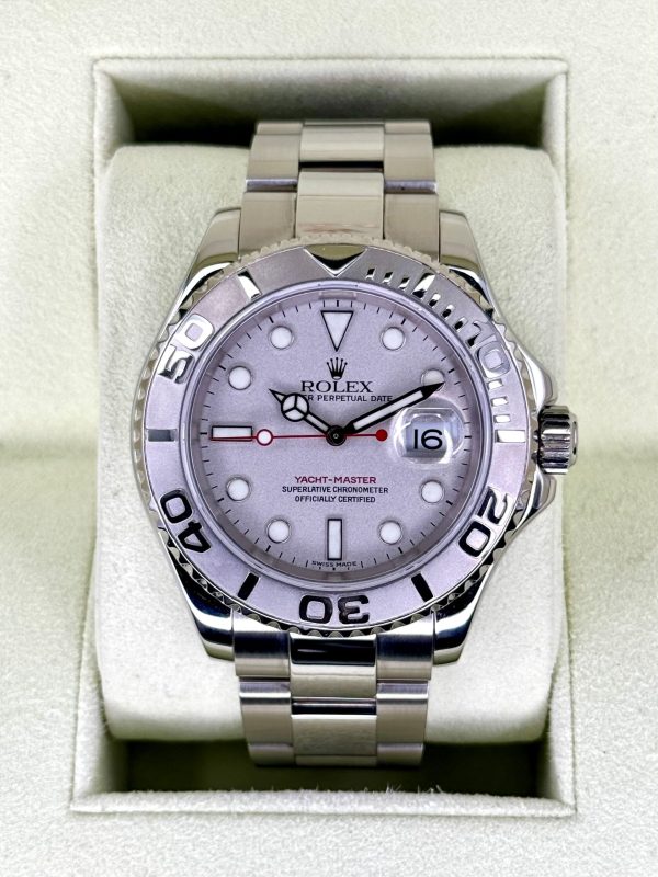 Rolex Yacht-Master 40mm 16622 Platinum Bezel and Dial (No. 2 of 2) for sale