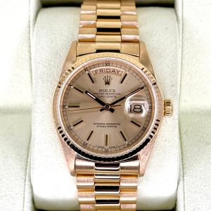1985 Rolex Day-Date 36mm 18038 Presidential Champagne Dial for sale