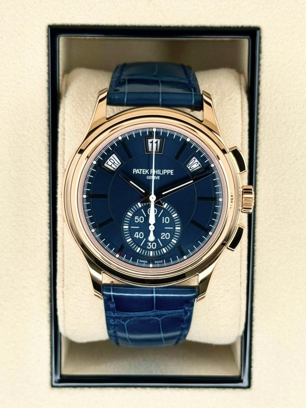 2023 Patek Philippe 5905R Flyback Chronograph Annual Calendar Blue Dial (Unworn) for sale