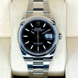 2022 Rolex Datejust 36mm 126200 Stainless Steel Oyster Black Dial (No. 2 of 2) for sale