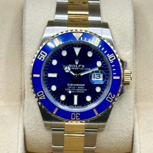2023 Rolex Submariner “Bluesy”  41mm 126613LB Two-Tone Blue Dial (Unworn) for sale