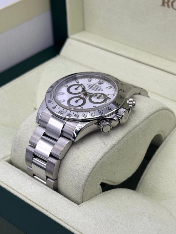 2007 Rolex Daytona 40mm 116520 Stainless Steel White Dial for sale