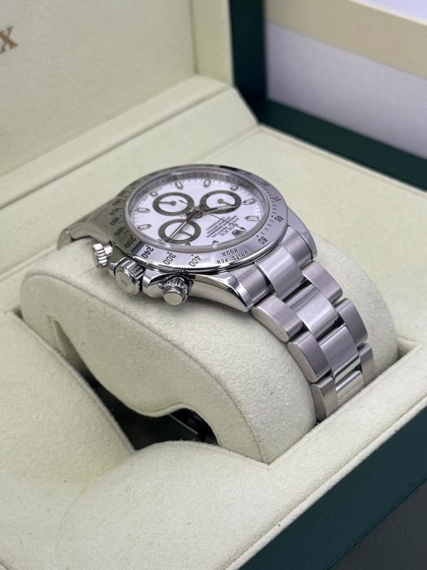 2007 Rolex Daytona 40mm 116520 Stainless Steel White Dial for sale