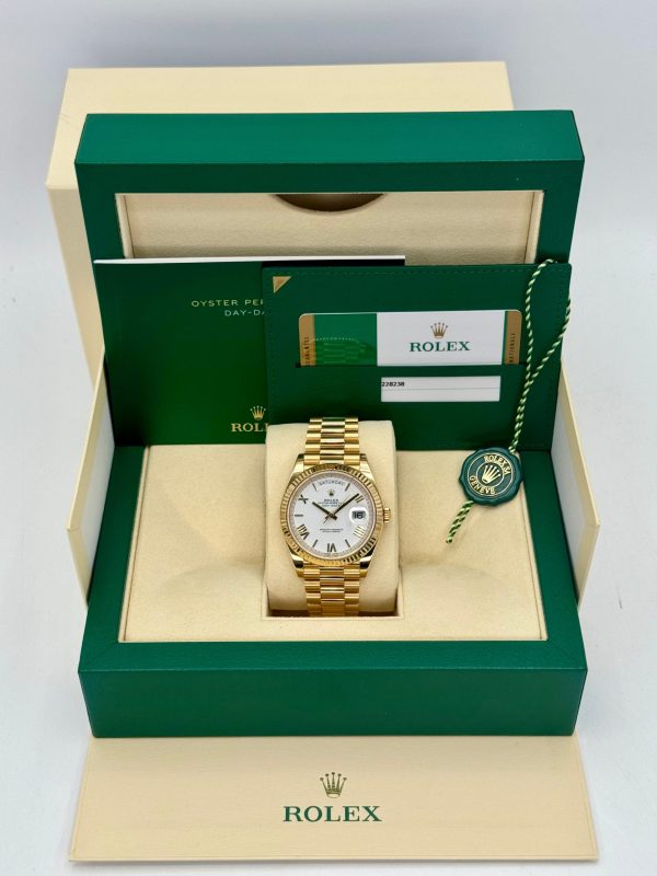 2019 Rolex Day-Date 40mm 228238 Presidential White Dial (No. 2 of 2) for sale