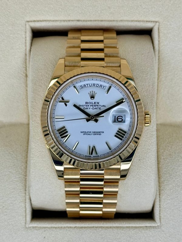2019 Rolex Day-Date 40mm 228238 Presidential White Dial (No. 2 of 2) for sale