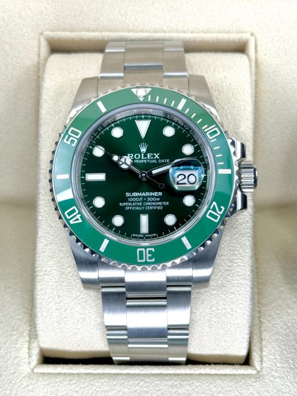 2019 Rolex Submariner “Hulk” 40mm 116610LV Green Dial (No. 3 of 6) for sale