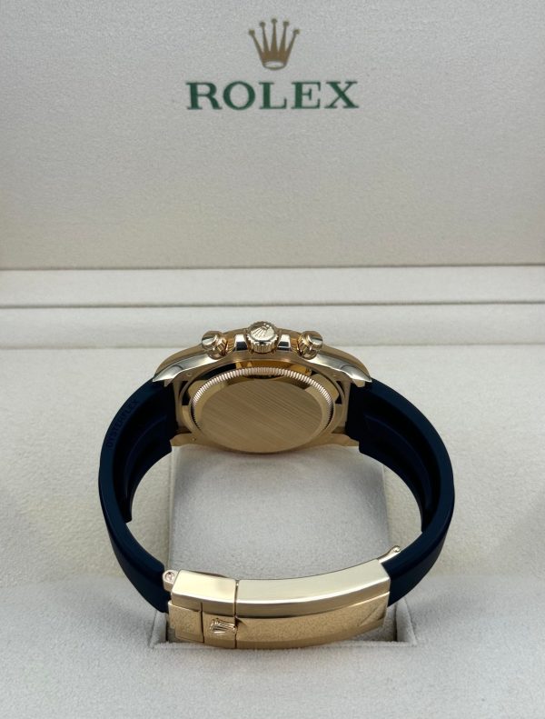 2024 Rolex Daytona 40mm 126518LN Yellow Gold Oysterflex Black Dial (Unworn) for sale