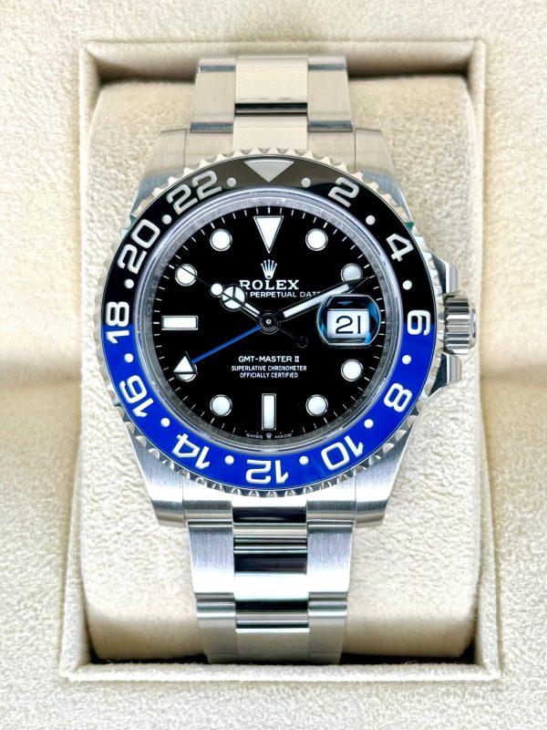 2021 Rolex GMT-Master II “Batman” 40mm 126710BLNR Oyster (No. 2 of 2) for sale