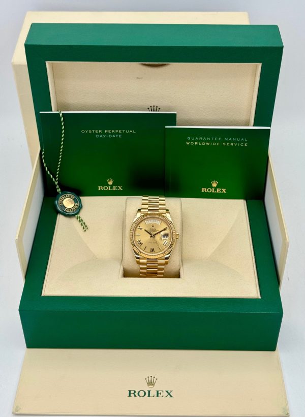 2021 Rolex Day-Date 40mm 228238 Presidential Champagne Dial for sale