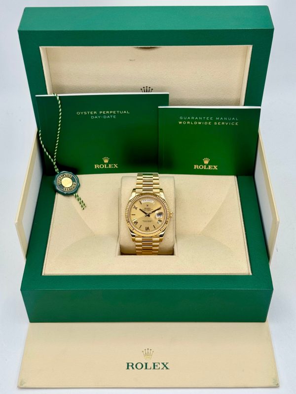 2021 Rolex Day-Date 40mm 228238 Presidential Champagne Dial for sale