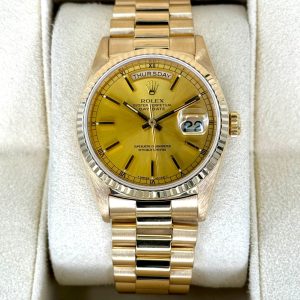 1995 Rolex Day-Date 36mm 18238 Presidential Champagne Dial for sale