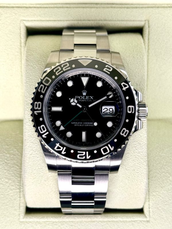 2013 Rolex GMT-Master II 40mm 116710LN Stainless Steel Black Dial (No. 4 of 4) for sale