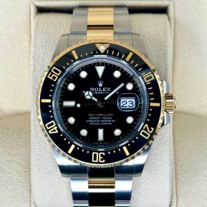 2022 Rolex Sea-Dweller 43mm 126603 Two-Tone Black Dial (No. 2 of 2) for sale