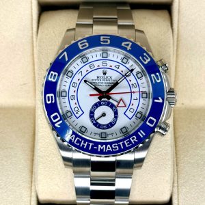 2016 Rolex Yacht-Master II 44mm 116680 Stainless Steel White Dial (No. 2 of 2) for sale