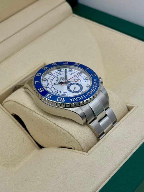 2016 Rolex Yacht-Master II 44mm 116680 Stainless Steel White Dial (No. 2 of 2) for sale
