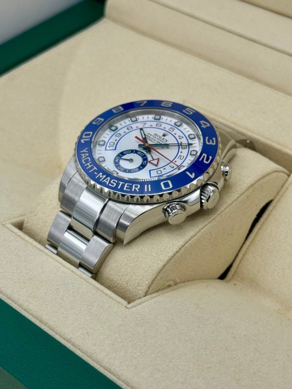 2016 Rolex Yacht-Master II 44mm 116680 Stainless Steel White Dial (No. 2 of 2) for sale