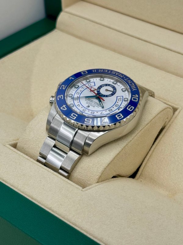 2016 Rolex Yacht-Master II 44mm 116680 Stainless Steel White Dial (No. 2 of 2) for sale