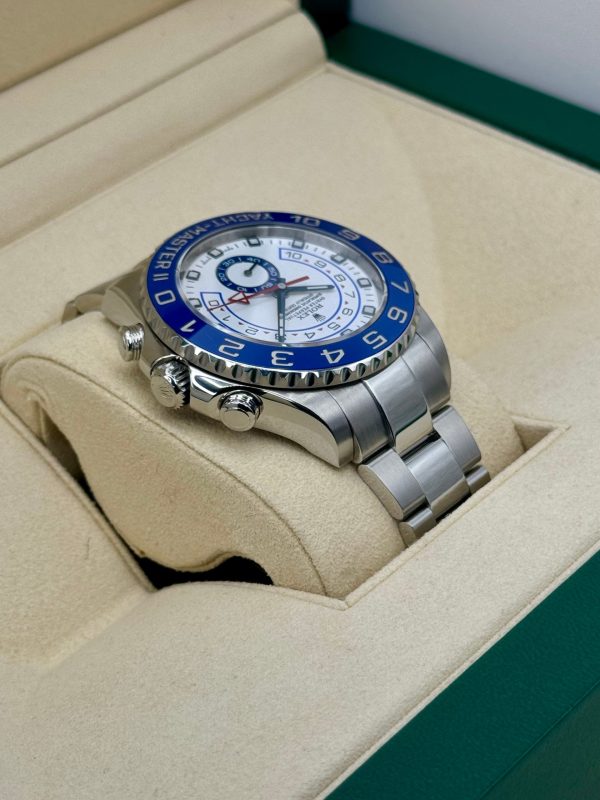 2016 Rolex Yacht-Master II 44mm 116680 Stainless Steel White Dial (No. 2 of 2) for sale